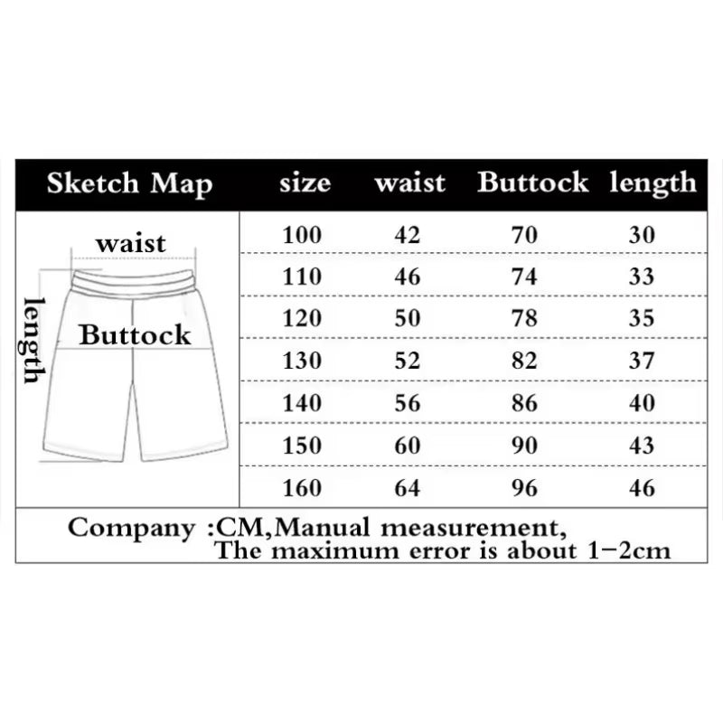 Boxing Shorts for Men and Women, Outdoor Sports, Leisure, Fast Drying, Comfortable, Children'S, Adult Fashion, 3D Printing